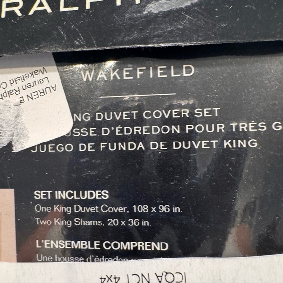 Lauren Ralph Lauren Wakefield 3 Pcs Paisley KING Duvet Set NEW Celadon - Picture 7 of 10